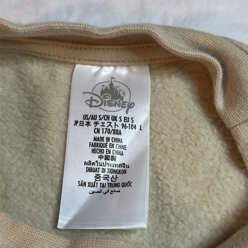 Disney Mickey Mouse Peace Sign Pullover Sweatshirt Size S - Picture 6 of 11